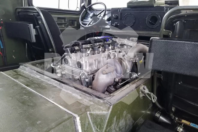 Remotorized Hagglund Bv206 woth Iveco diesel engine