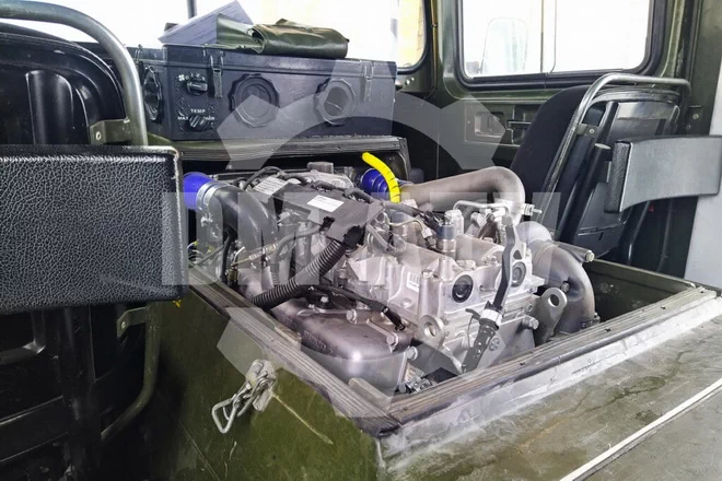 Remotorized Hagglund Bv206 woth Iveco diesel engine